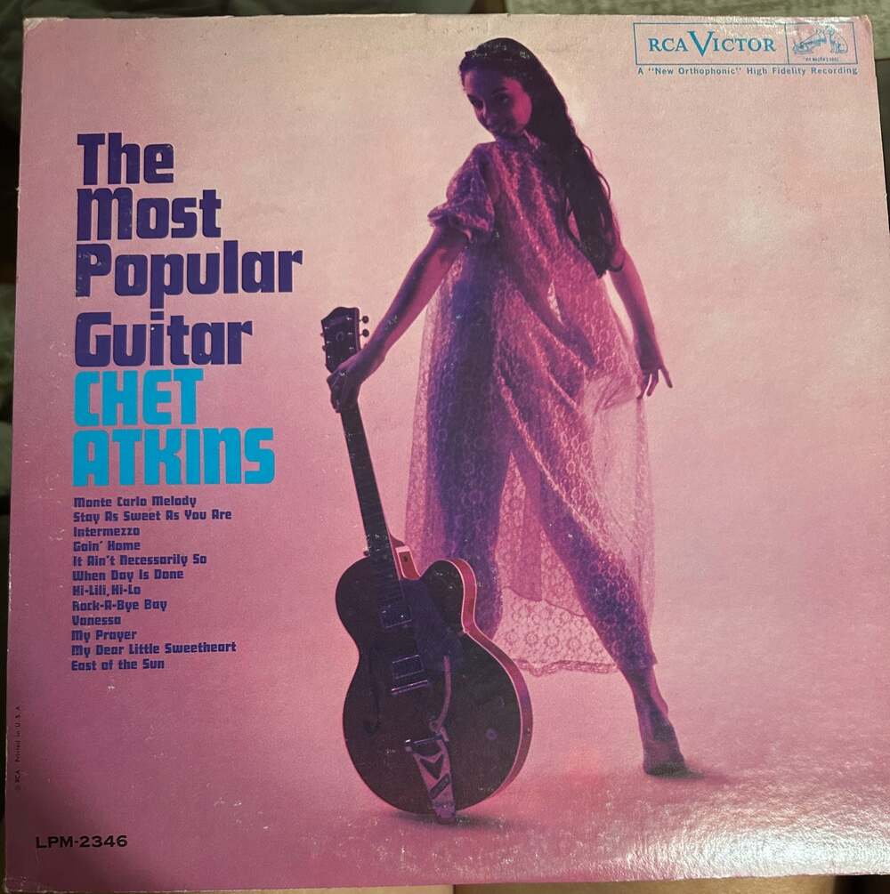 Chet Atkins - The Most Popular Guitar Vinyl LP (RCA Victor, LPM-2346)
